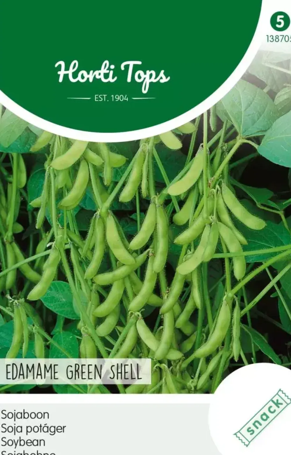 Horti tops zaden Sojabonen Edamame Green Shell 10 gram