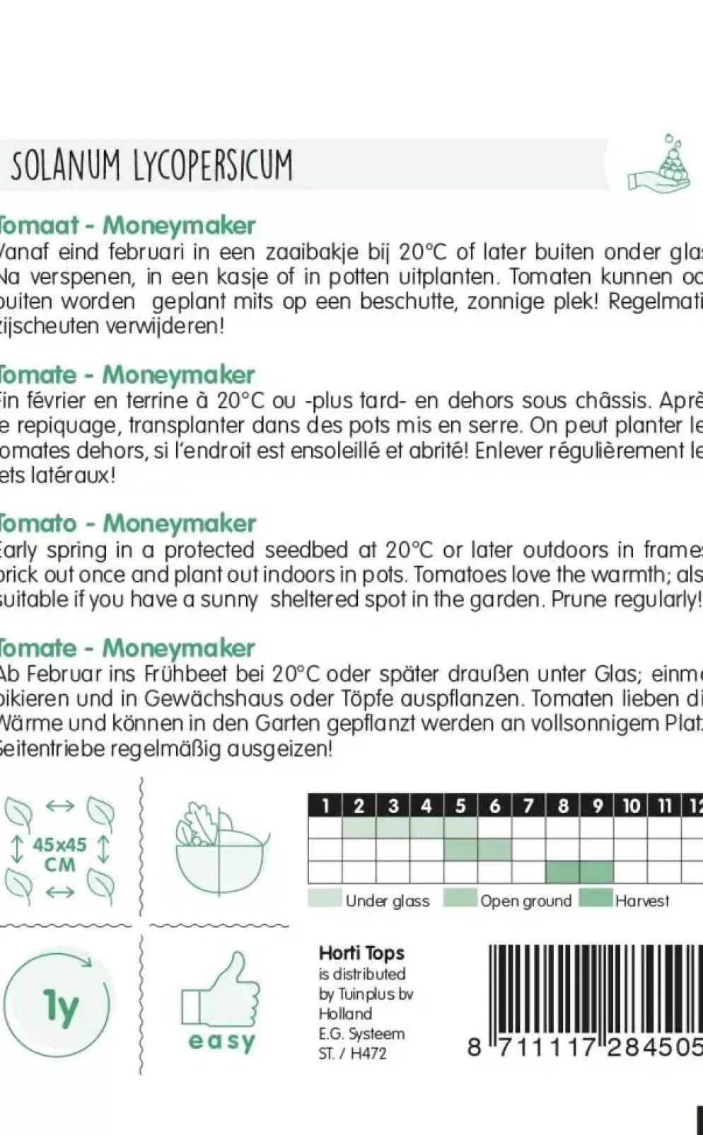 Horti tops zaden Tomaten moneymaker