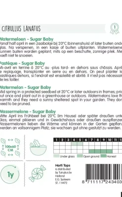 Horti tops zaden watermeloenen sugar baby