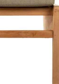House of Mavi loungestoel Tayu van massief teak, dikke kussens