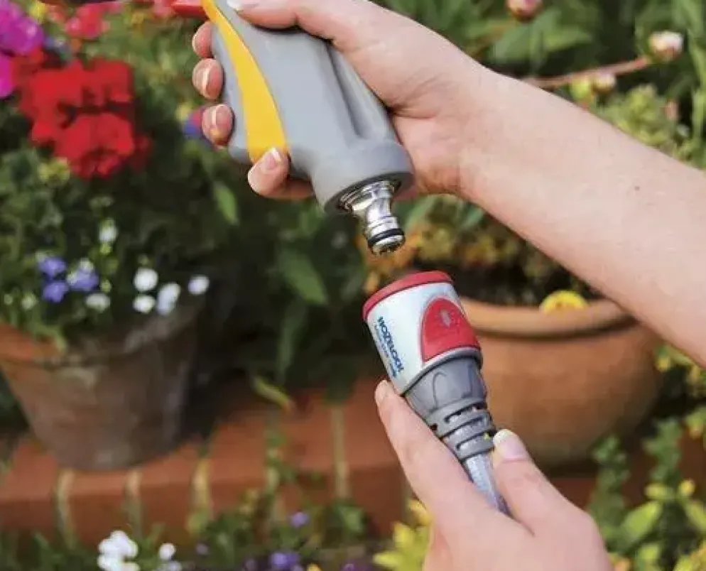Hozelock AquaStop PRO slangstuk met waterstop (12,5 mm en 15 mm)