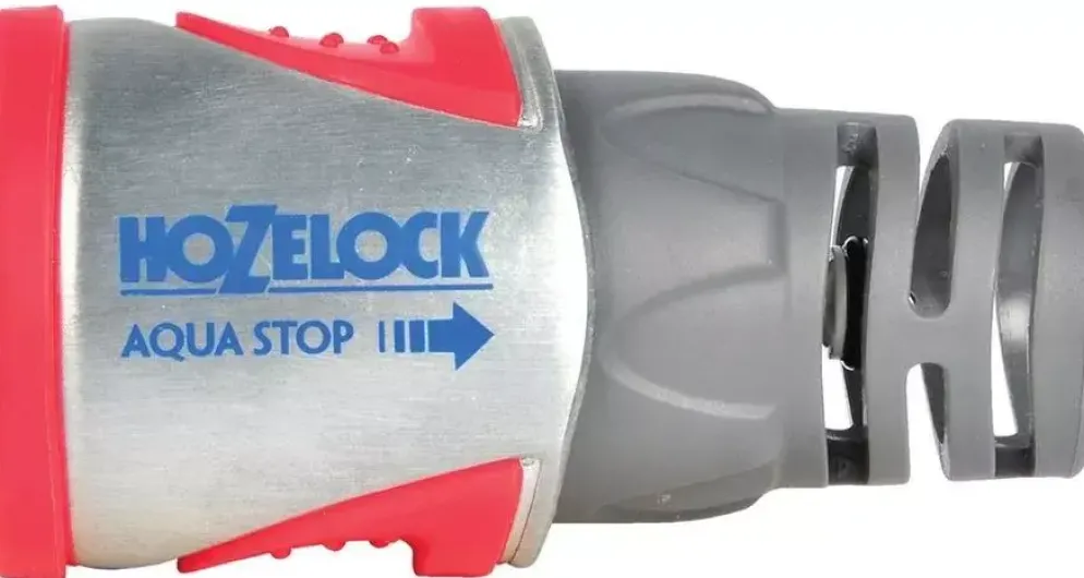 Hozelock AquaStop PRO slangstuk met waterstop (12,5 mm en 15 mm)