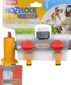 Hozelock flowmax 2-weg kraanaansluiting