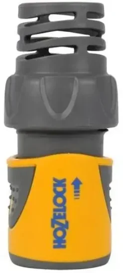 Hozelock slangkoppelstuk met waterstop PLUS (15 mm & 19 mm)
