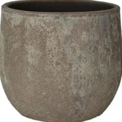 HS Potterie Avion bloempot beton 20x18cm beige