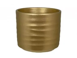 HS Potterie Berlin bloempot keramiek 12.5x11cm goud