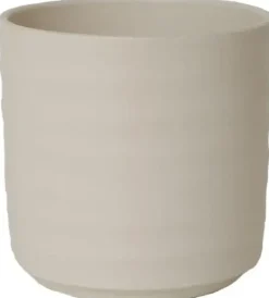 HS Potterie Berlin bloempot keramiek 13x12.5cm crème
