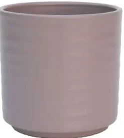 HS Potterie Berlin bloempot keramiek 13x12.5cm taupe