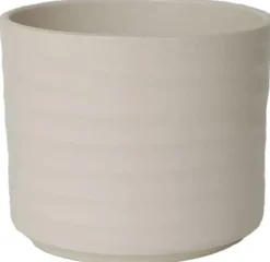 HS Potterie Berlin bloempot keramiek 10.5x8.5cm creme