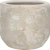 HS Potterie Ena bloempot keramiek 16x14cm beige
