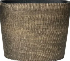 HS Potterie Miami bloempot ovaal 28x13x23 goud