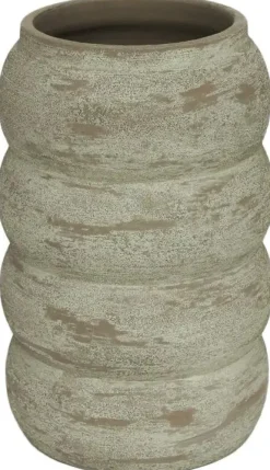 HS Potterie vaas keramiek belley 25x50cm taupe