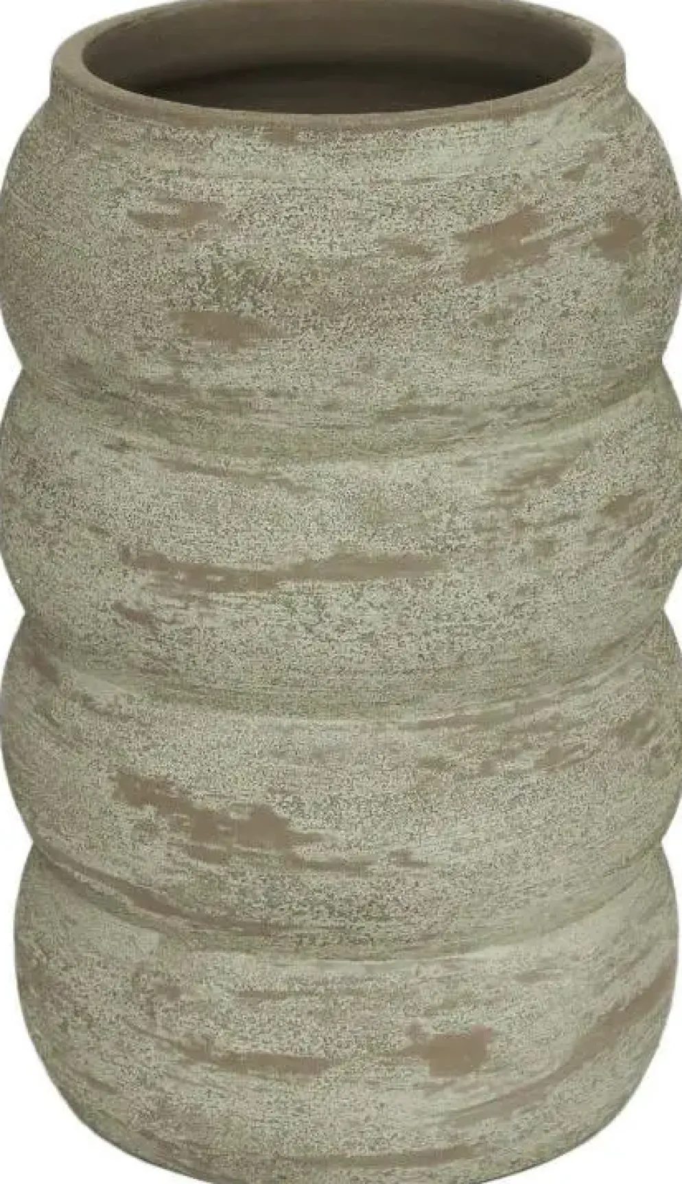 HS Potterie vaas keramiek belley 25x50cm taupe
