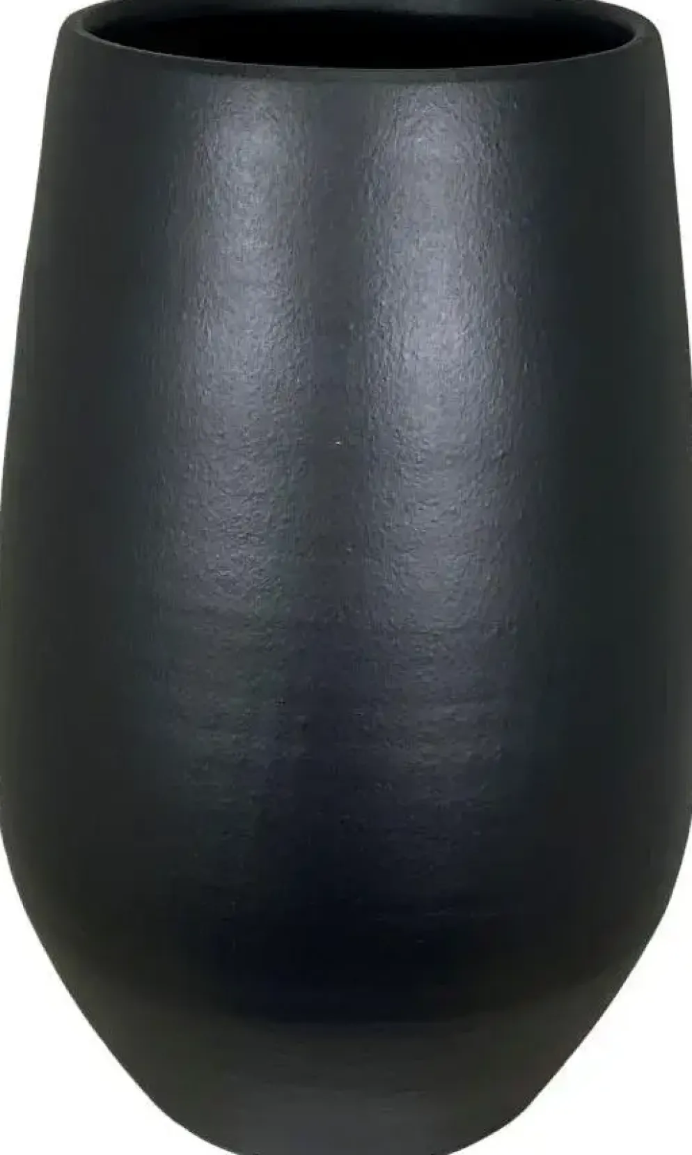 HS Potterie vaas keramiek petra 38x90cm zwart