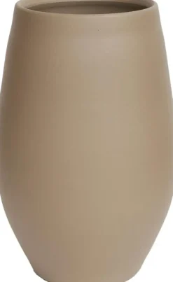 HS Potterie vaas keramiek petra 23x35cm bruin