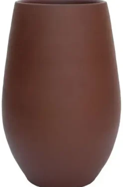 HS Potterie vaas keramiek petra 23x35cm choco