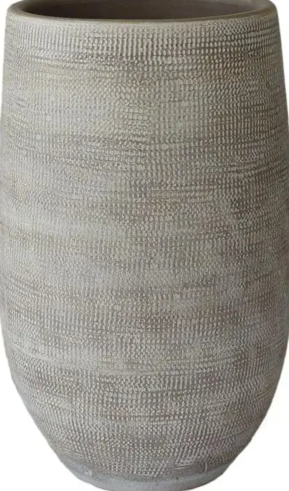 HS Potterie vaas keramiek tokio 28x60cm taupe