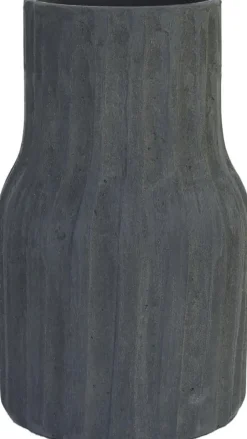 HS Potterie vaas keramiek vigo 18x30cm antraciet
