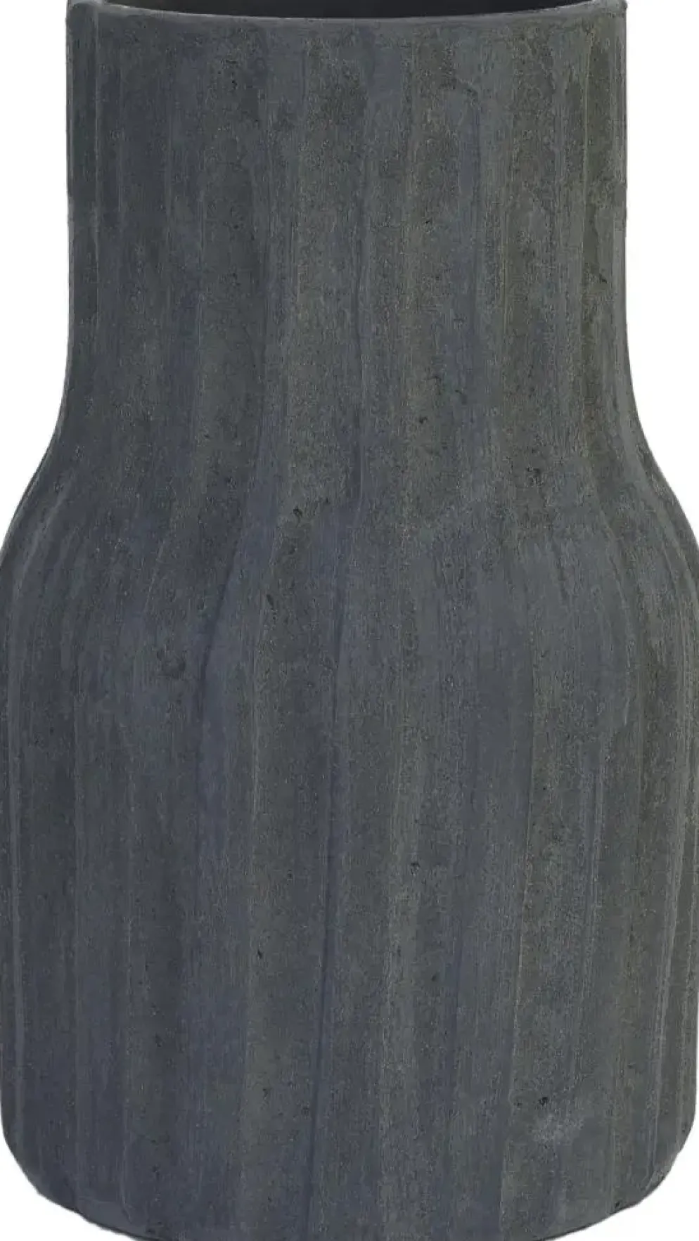 HS Potterie vaas keramiek vigo 18x30cm antraciet