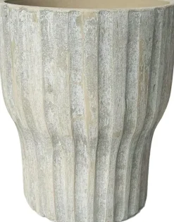 HS Potterie vaas keramiek vigo 32x40cm zand, beige