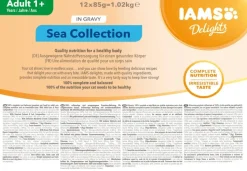 Iams Delights Adult Sea Collection in saus multipack 12 x 85g