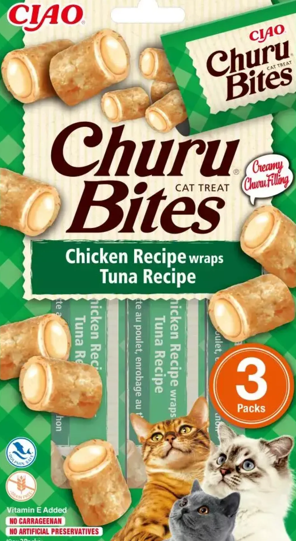 Inaba Churu Bites kip & tonijn 30g