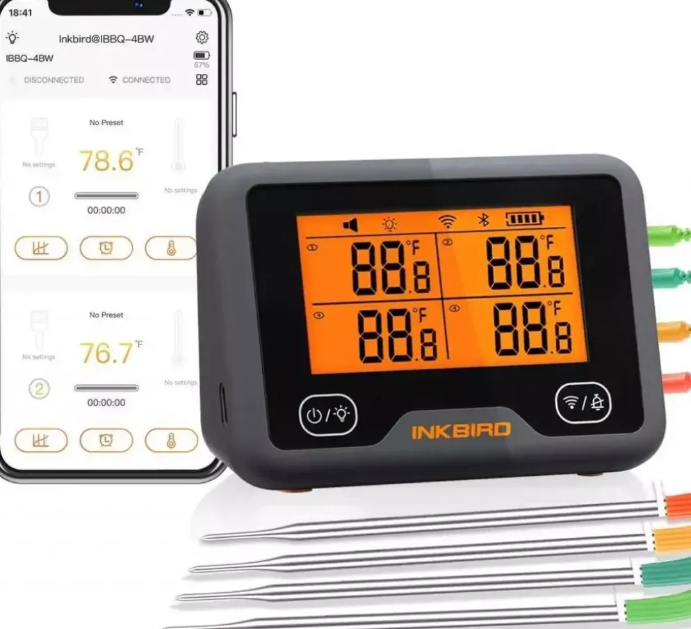 Inkbird IBBQ-4BW wifi+bluetooth thermometer