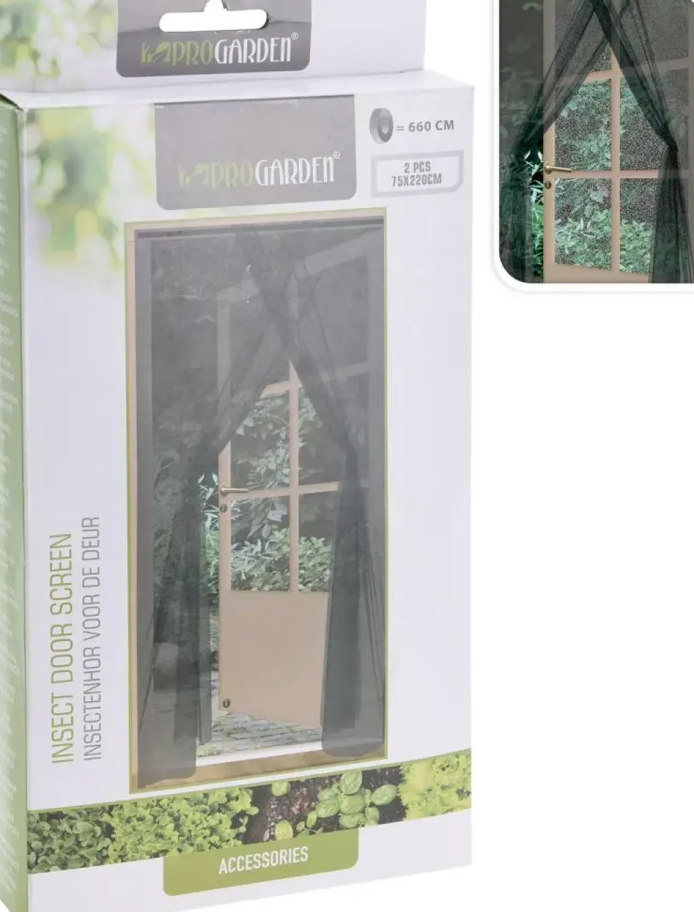 Insecten hor voor deur 2sts 75x220cm