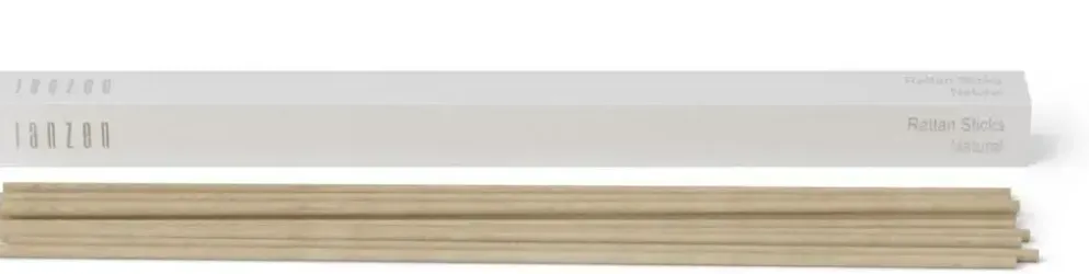 JANZEN navulling geurstokjes 21 cm naturel 8 stuks