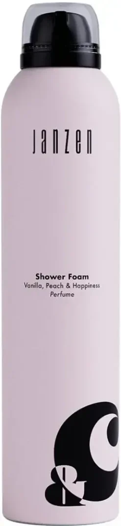 JANZEN x &C doucheschuim vanilla, peach & happiness 200 ml