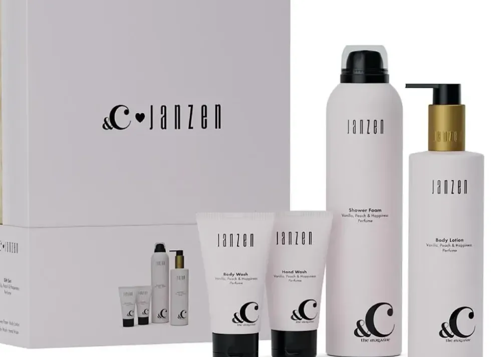 JANZEN x &C giftset vanilla, peach & happiness