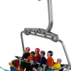 Jägerndorfer figuren zittend snowboard - 6 stuks (excl. zetel) 1:32
