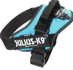 Julius K9 hondentuig IDC nylon Maat 1 63-85cm max 23-30kg aqua