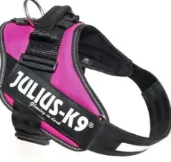 Julius K9 hondentuig IDC nylon Maat 1 63-85cm max 23-30kg roze