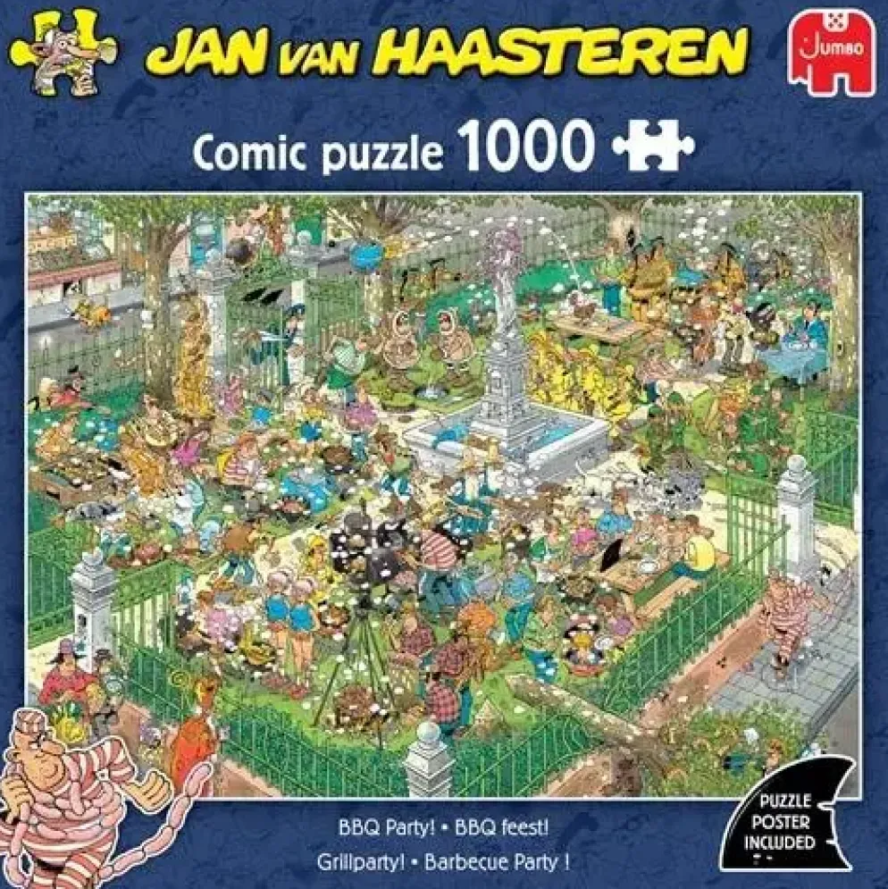 Jumbo puzzel jan van haasteren bbq feest! 1000st