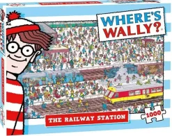 Jumbo puzzel legpuzzel where's wally railway station 1000st