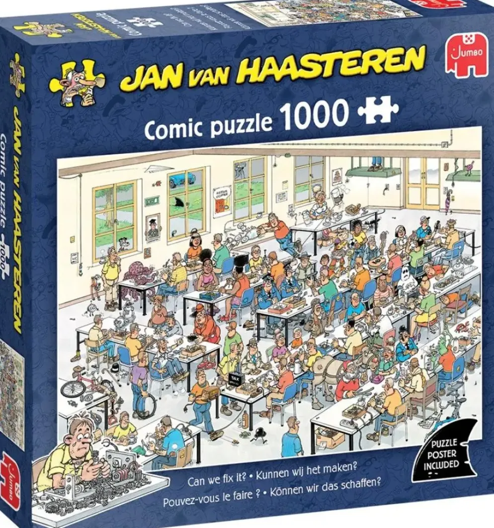 Jumbo puzzel 1000 st – jan van haasteren – kunnen wij het maken?
