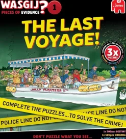 Jumbo puzzel wasgij - pieces of evidence 1 - de laatste reis! 1000st.