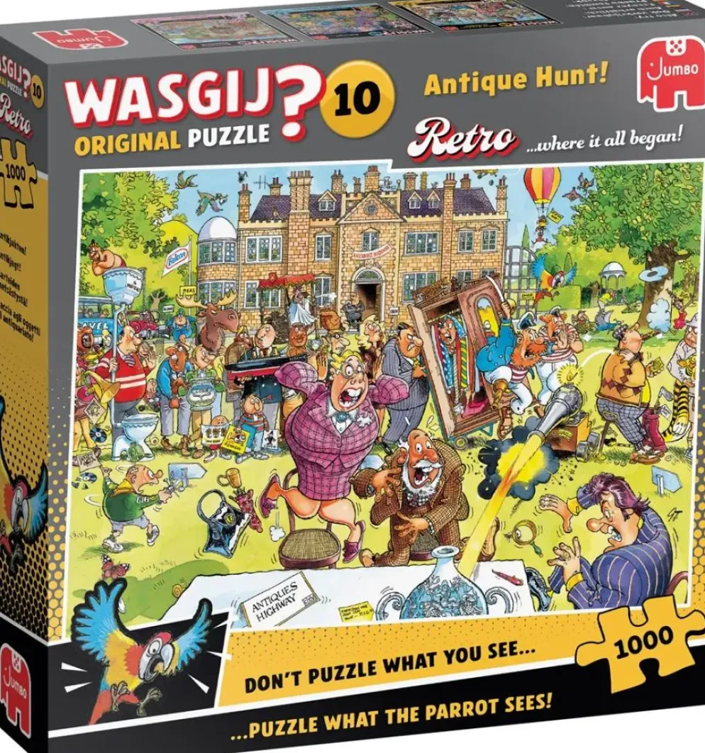 Jumbo puzzel wasgij retro original 10 – antiekjacht! - 1000st