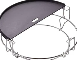 Kamado Joe Half moon bbq grillplaat gietijzer reversible griddle - Classic Joe