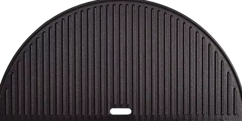 Kamado Joe half moon reversible griddle - Big Joe gietijzeren grillplaat