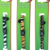 Kattenhalsband nylon, zebra print.