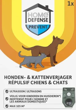 KB Kattenverjager en Hondenverjager Ultrasoon 105m²
