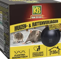 KB Muizenverjager en Rattenverjager Elektromagnetisch 130m²
