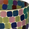 Kersten theelichthouder glas trendy 14x15cm multi
