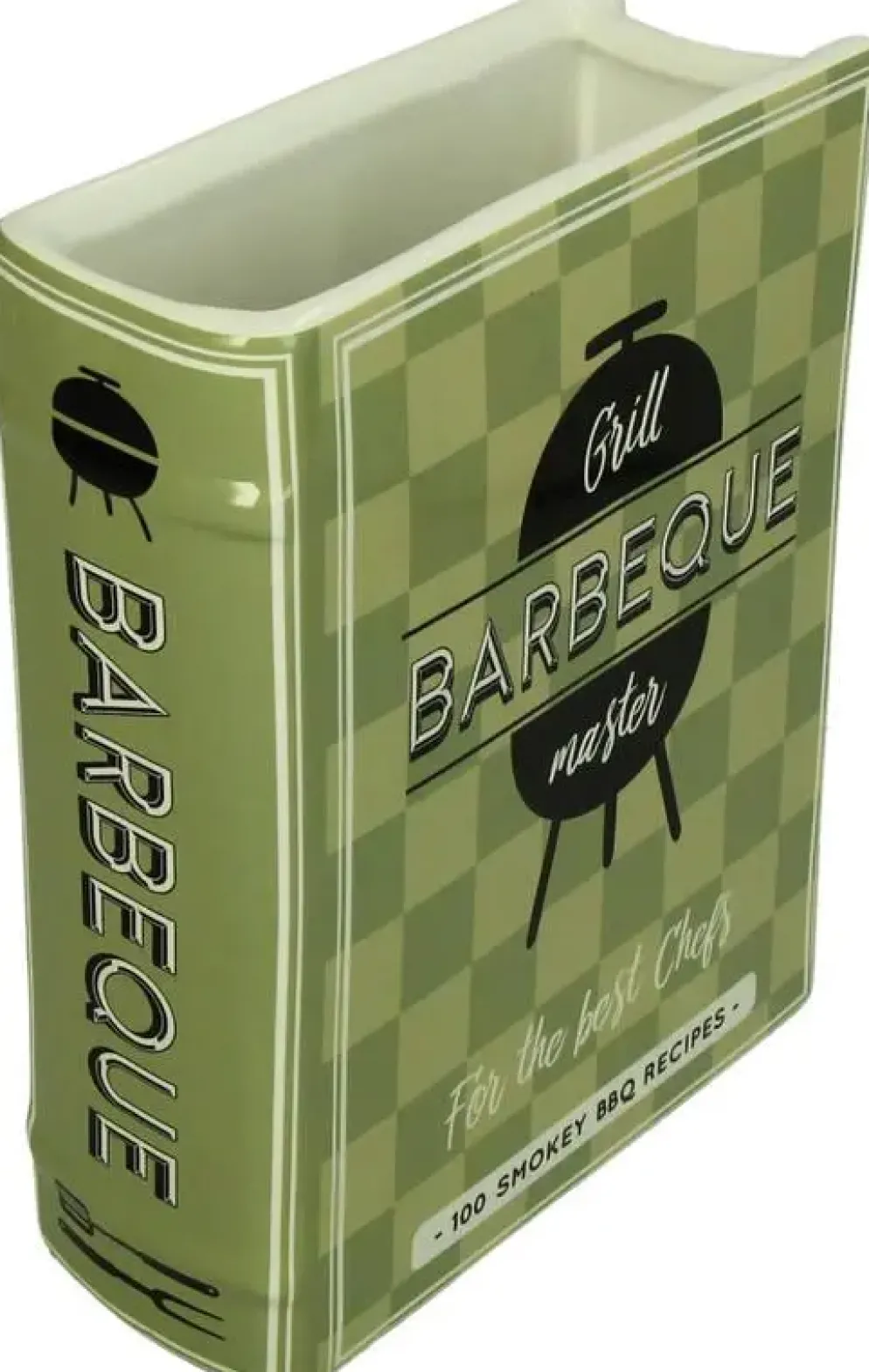 Kersten vaas aardewerk bbq 16x6.5x20cm groen