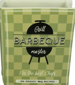 Kersten vaas aardewerk bbq 16x6.5x20cm groen