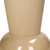 Kersten vaas glas rond 14x25.5cm beige