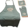 Keukentextiel cucina di mama schort ovenwant pannenlap