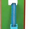 Kittenhalsband polyester neon, blauw reflecterend